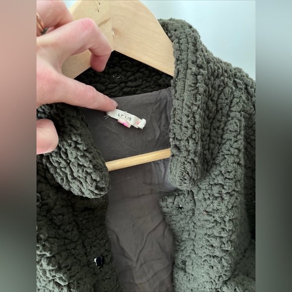 Urban Outfitters Sherpa bomber oversized millennial spring jacket large - Picture 4 of 7